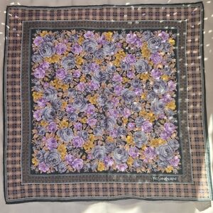 Vintage Yves Saint Laurent Square Scarf